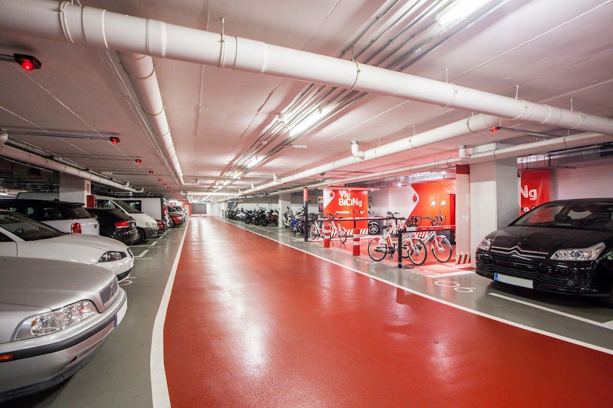 Parking BSM La Boqueria off La Rambla in central Barcelona