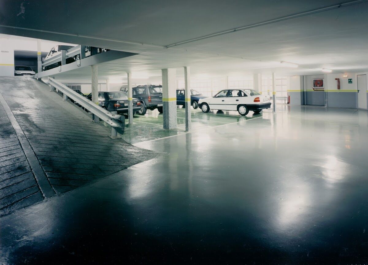 Parking Eden on Carrer Nou de la Rambla in the Raval, Barcelona