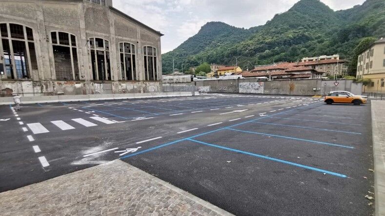 Parcheggio Santarella lot near Sant’Abbondio in Como