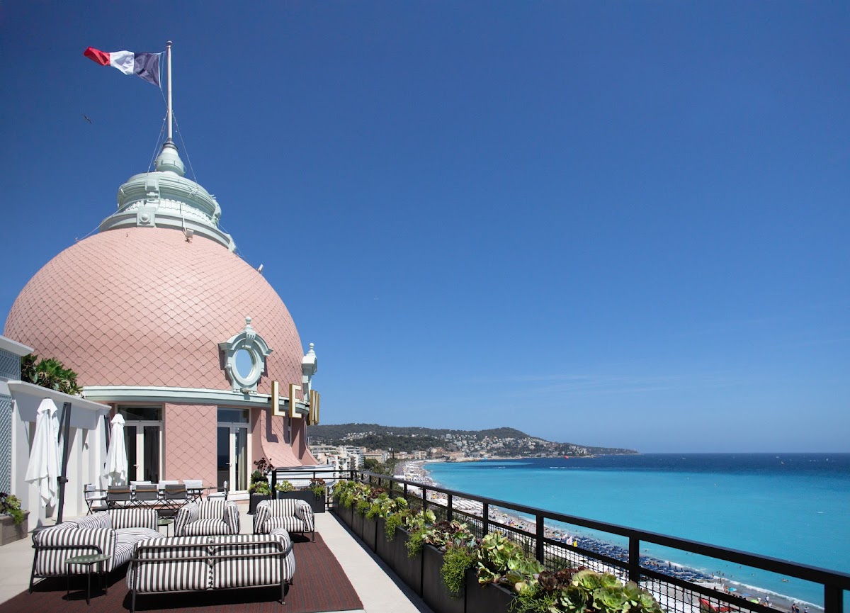Hotel Le Negresco on the Promenade des Anglais in Nice