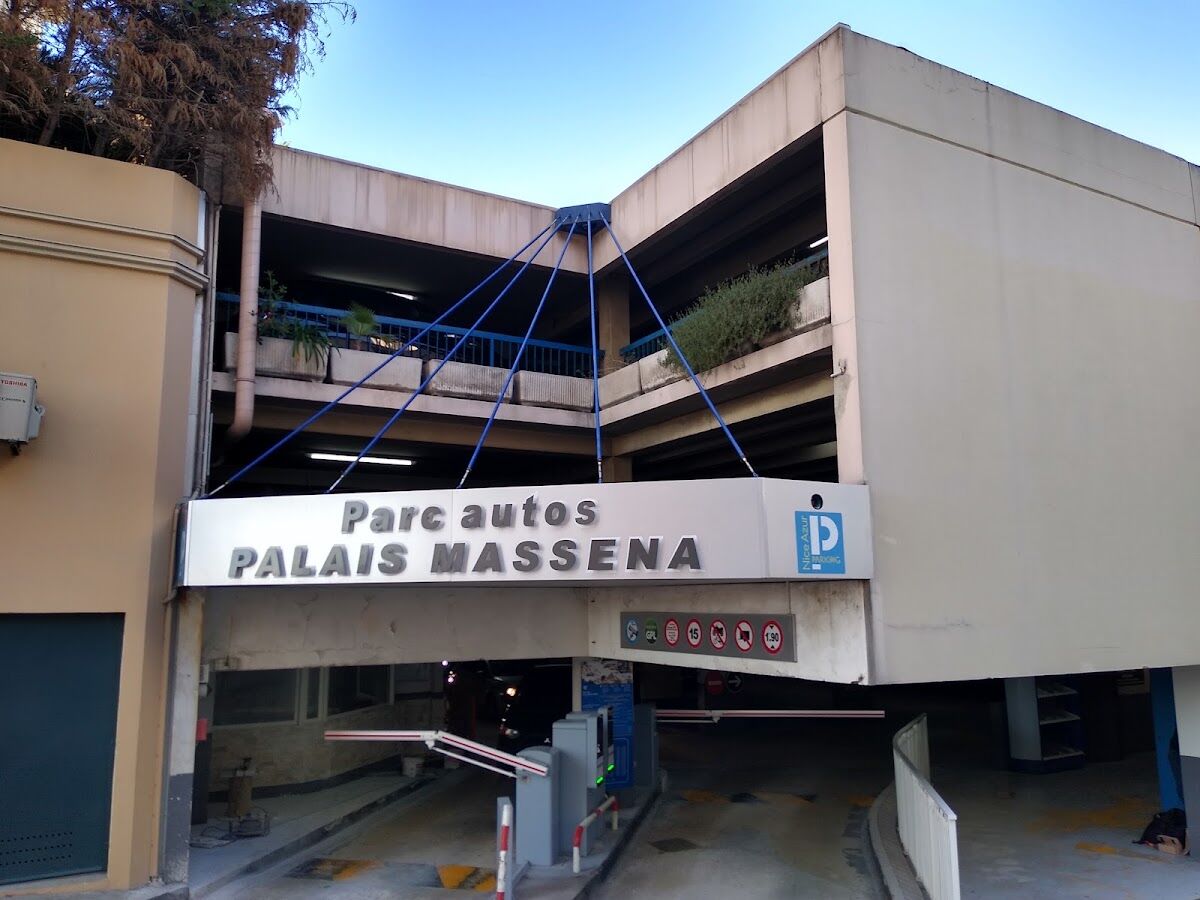 Parking Massena Palace on the Promenade des Anglais in Nice