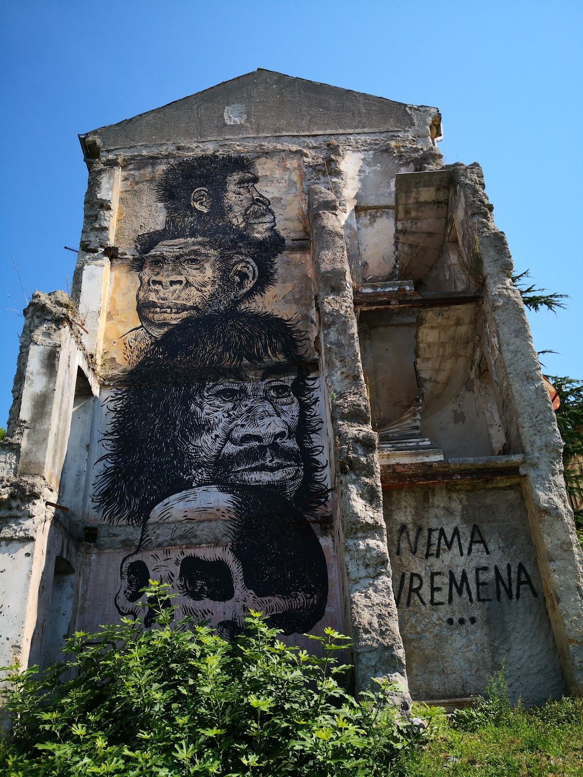 Gomila Square parking in central Rijeka