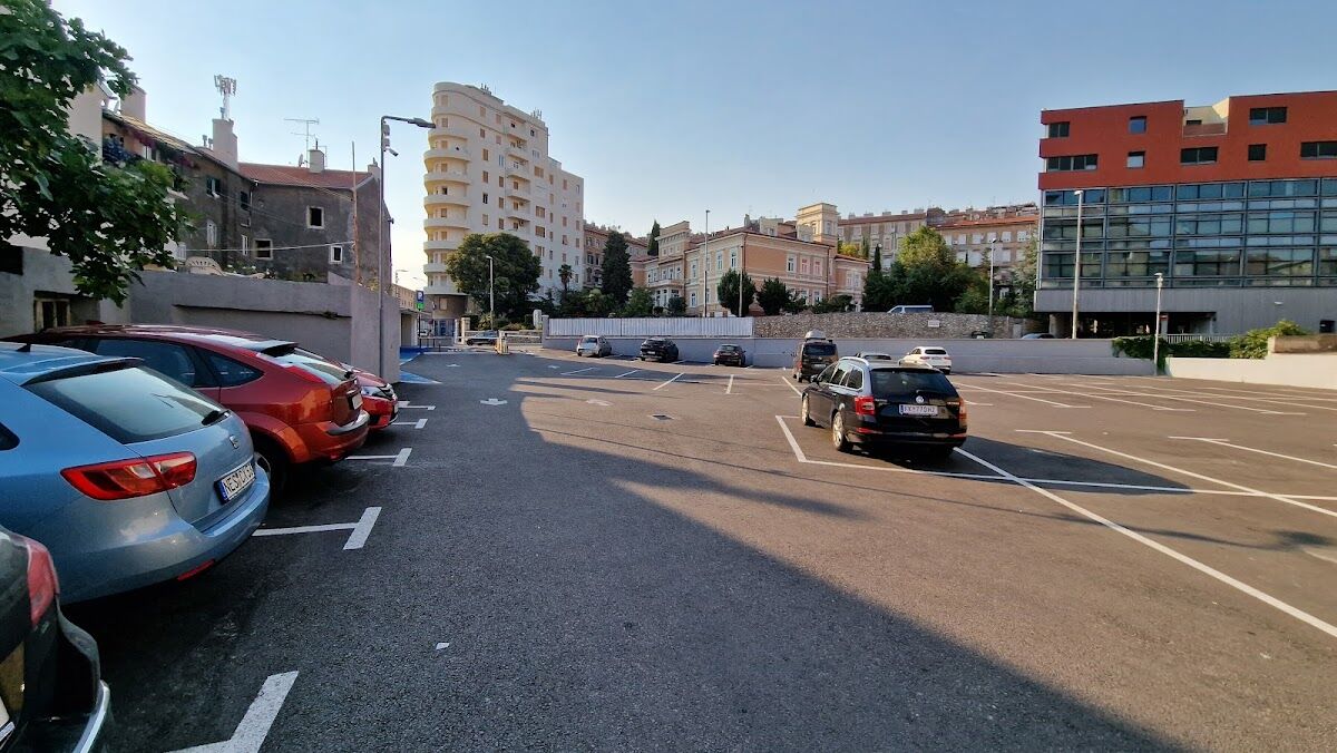 Parkiralište Korzo, a private car park in central Rijeka