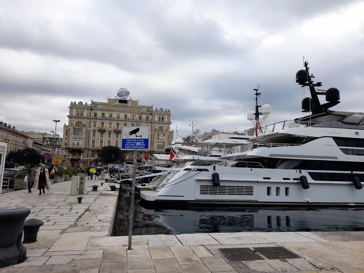 Parkiralište Putnička obala by the passenger port in Rijeka