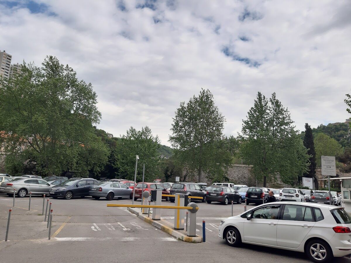 Školjić parking near the old town in Rijeka