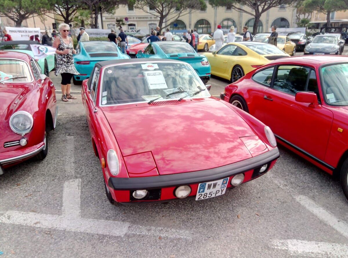 Parking du Nouveau Port, the open-air lot by the harbour in St-Tropez